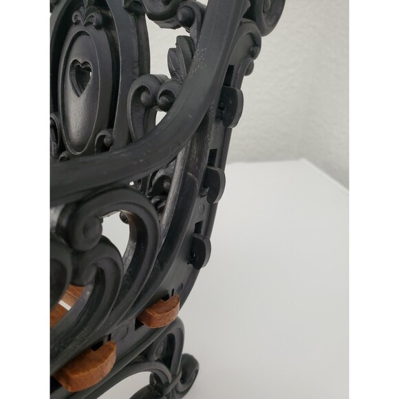 VINTAGE TOY 1988 BURWOOD PLASTIC MINI 12 3/4" WIDE VICTORIAN DOLL BENCH FLAW SEE - Picture 4 of 8